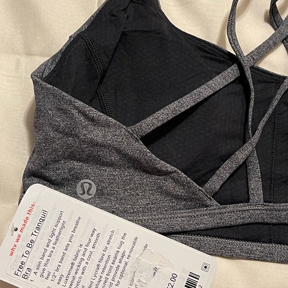 Lululemon NWT Free To Be Tranquil Bra- Size 10 - Picture 3 of 5